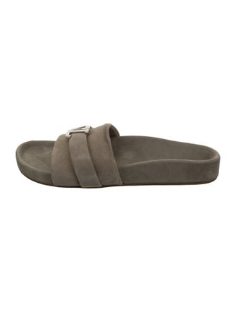 Christian Louboutin Suede Slides