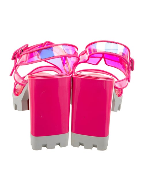 Christian Louboutin PVC Slingback Sandals