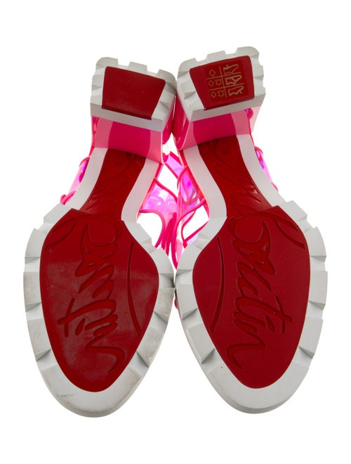 Christian Louboutin PVC Slingback Sandals