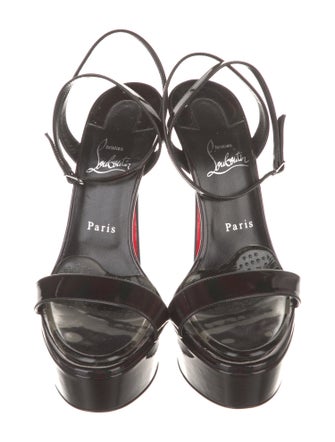 Christian Louboutin Queen Alta 150 Leather Sandals