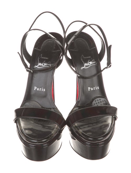 Christian Louboutin Queen Alta 150 Leather Sandals