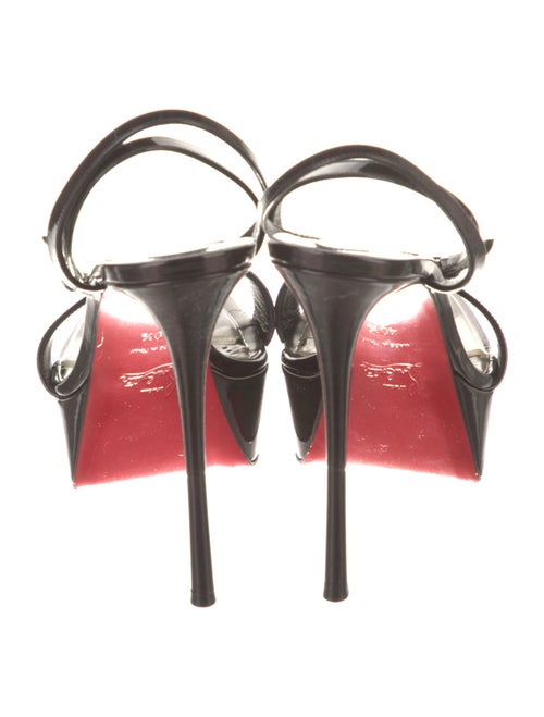 Christian Louboutin Queen Alta 150 Leather Sandals