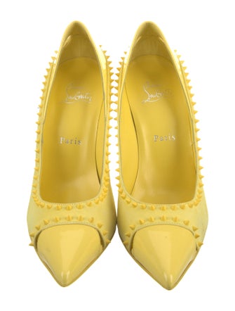Christian Louboutin Suede Studded Accents Pumps
