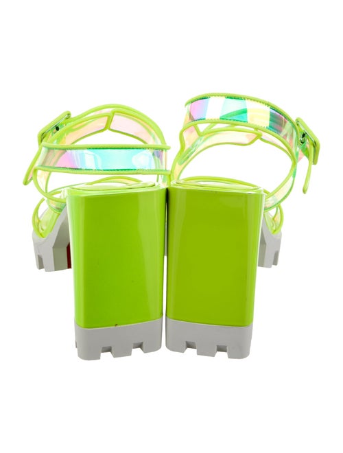 Christian Louboutin PVC Slingback Sandals