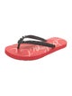 Christian Louboutin Rubber Studded Accents Flip Flops