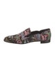 Christian Louboutin Suede Patterned Loafers