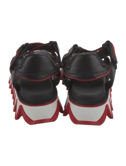 Christian Louboutin Leather Studded Accents Sandals