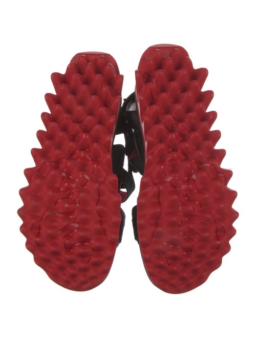 Christian Louboutin Leather Studded Accents Sandals