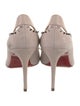 Christian Louboutin Suede Studded Accents Pumps