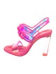 Christian Louboutin PVC Slingback Sandals