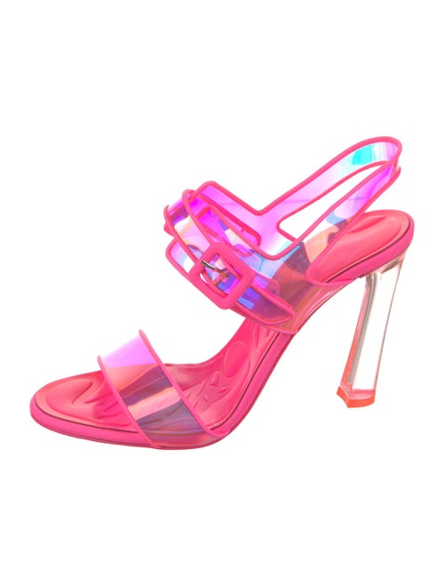 Christian Louboutin PVC Slingback Sandals