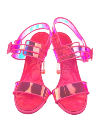 Christian Louboutin PVC Slingback Sandals