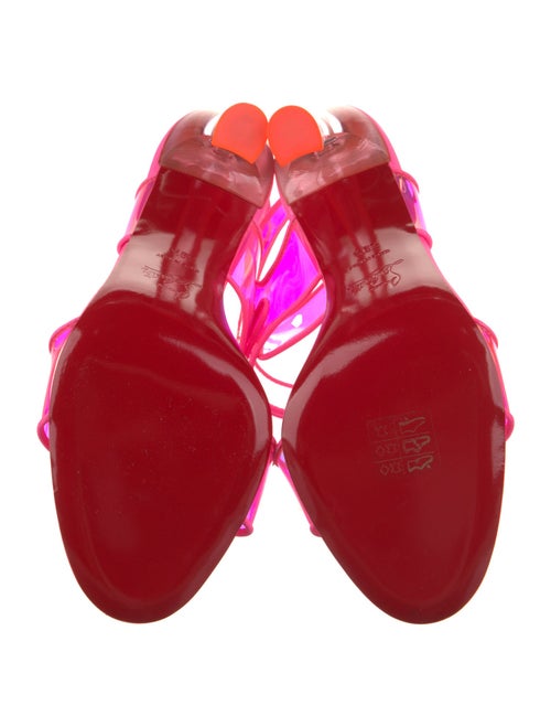 Christian Louboutin PVC Slingback Sandals