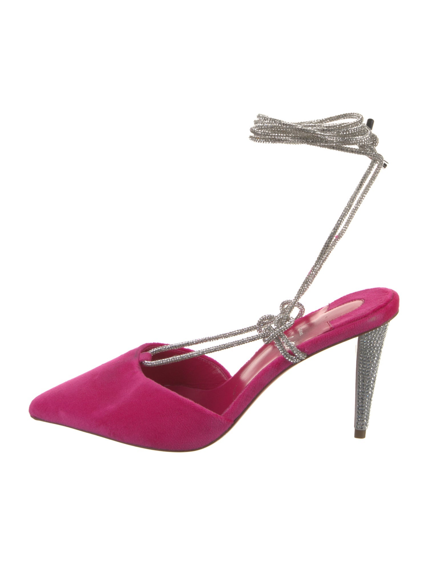 Christian Louboutin Velvet Colorblock Pattern Slingback Pumps