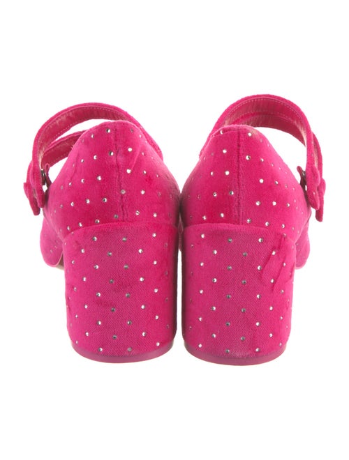 Christian Louboutin Velvet Crystal Embellishments Pumps