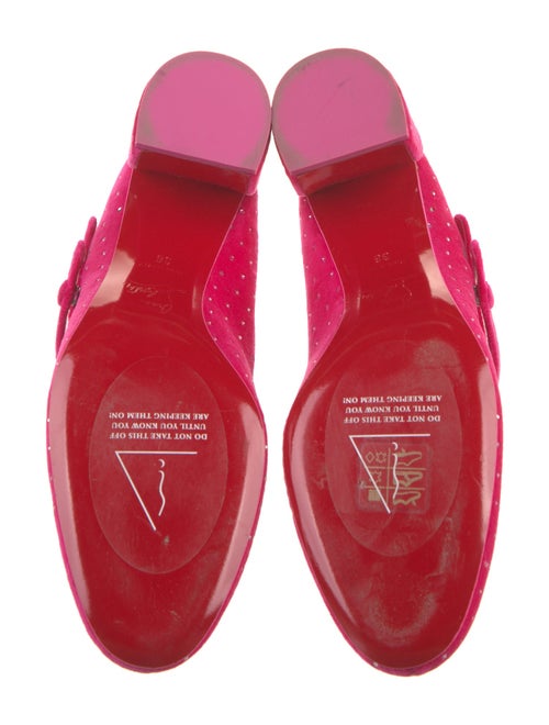 Christian Louboutin Velvet Crystal Embellishments Pumps