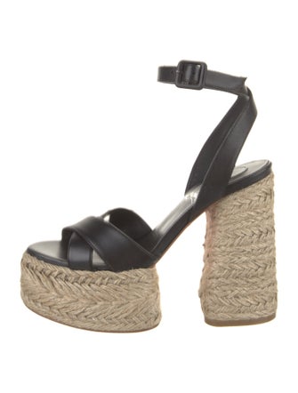 Christian Louboutin Leather Espadrilles