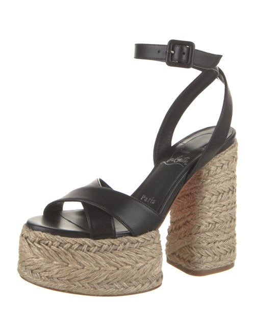Christian Louboutin Leather Espadrilles