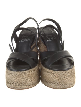 Christian Louboutin Leather Espadrilles