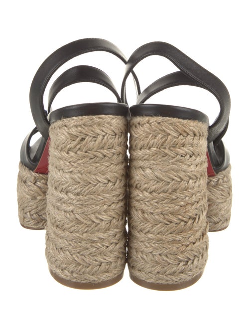 Christian Louboutin Leather Espadrilles