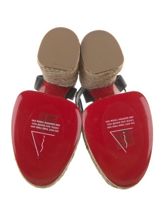Christian Louboutin Leather Espadrilles