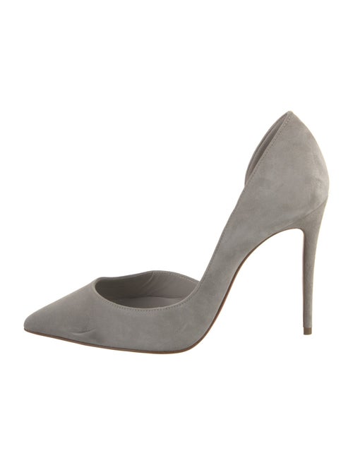 Christian Louboutin Suede D'Orsay Pumps