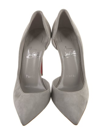 Christian Louboutin Suede D'Orsay Pumps