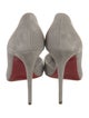 Christian Louboutin Suede D'Orsay Pumps
