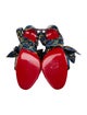 Christian Louboutin Satin Printed Sandals
