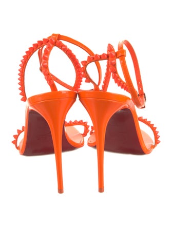 Christian Louboutin Leather Studded Accents Sandals