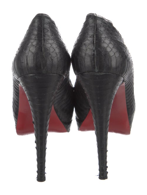 Christian Louboutin Snakeskin Animal Print Pumps