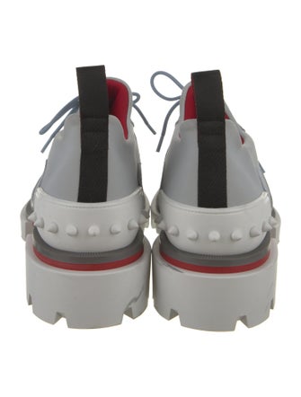 Christian Louboutin Leather Printed Loafer Sneakers