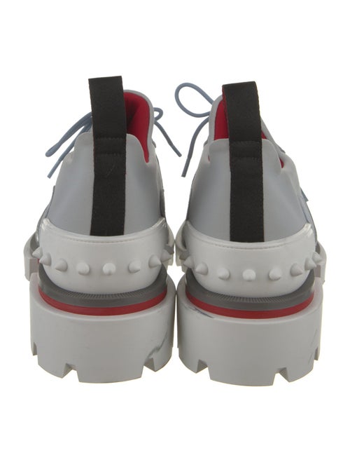 Christian Louboutin Leather Printed Loafer Sneakers