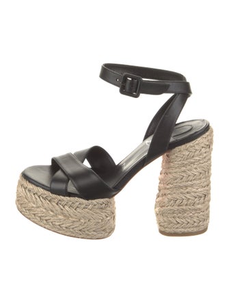 Christian Louboutin Leather Espadrilles