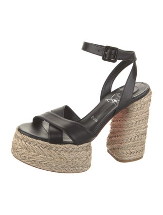 Christian Louboutin Leather Espadrilles