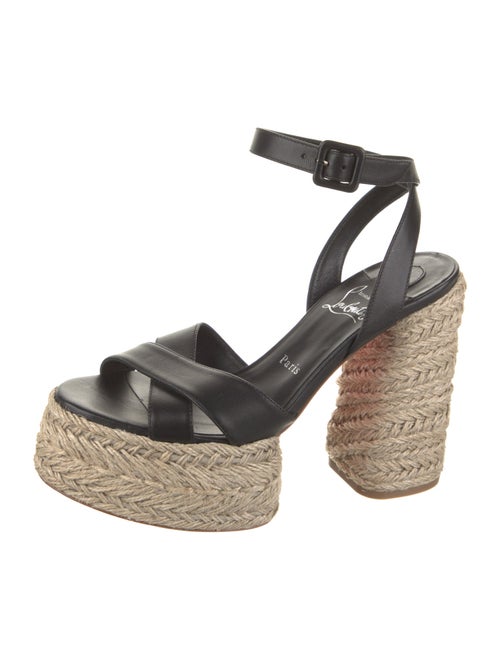 Christian Louboutin Leather Espadrilles