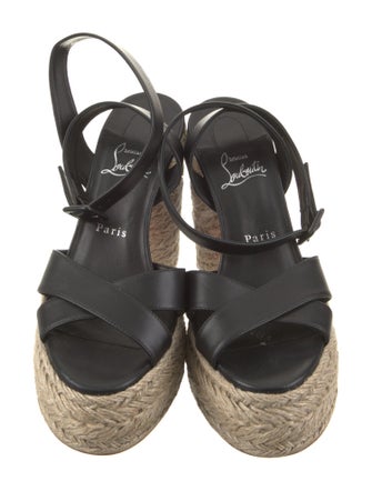 Christian Louboutin Leather Espadrilles