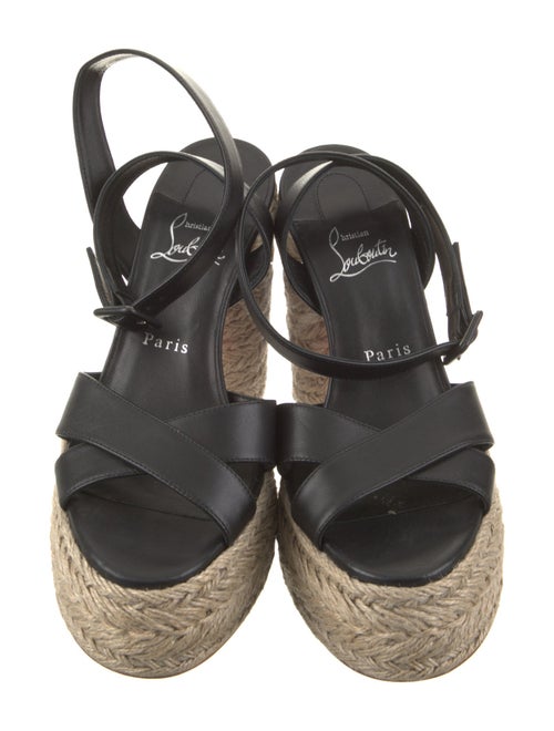 Christian Louboutin Leather Espadrilles