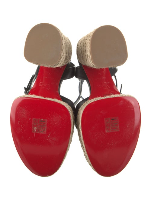 Christian Louboutin Leather Espadrilles