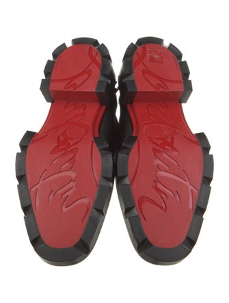 Christian Louboutin Leather Combat Boots