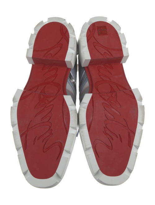 Christian Louboutin Leather Studded Accents Sneakers
