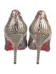 Christian Louboutin Python Animal Print Pumps