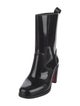 Christian Louboutin Spike Accents Rubber Rain Boots