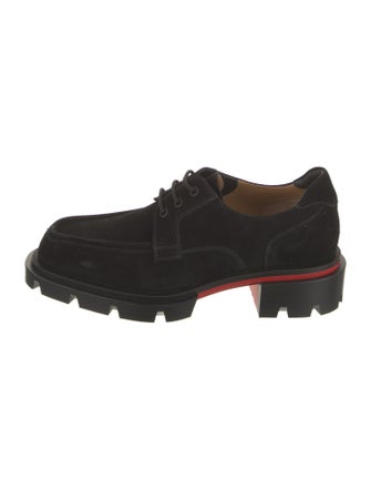 Christian Louboutin Suede Derby Shoes