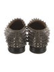 Christian Louboutin Leather Studded Accents Loafers