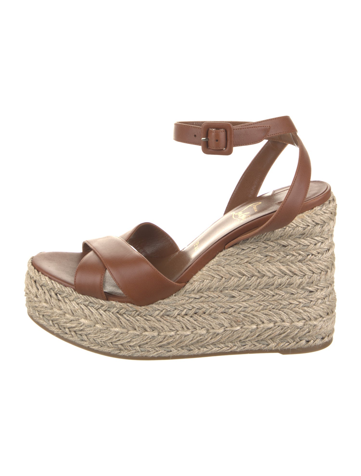 Christian Louboutin Leather Espadrilles