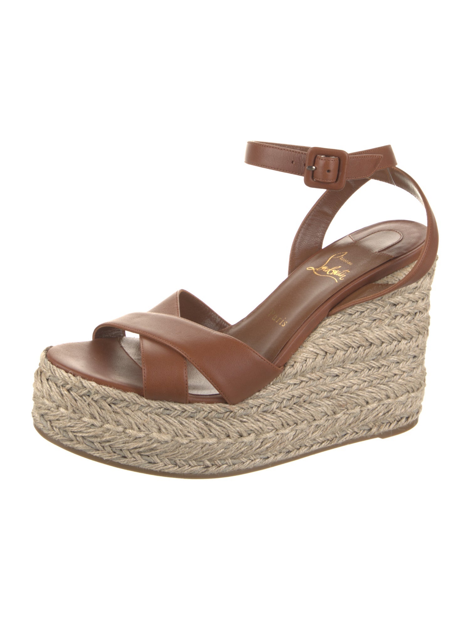 Christian Louboutin Leather Espadrilles