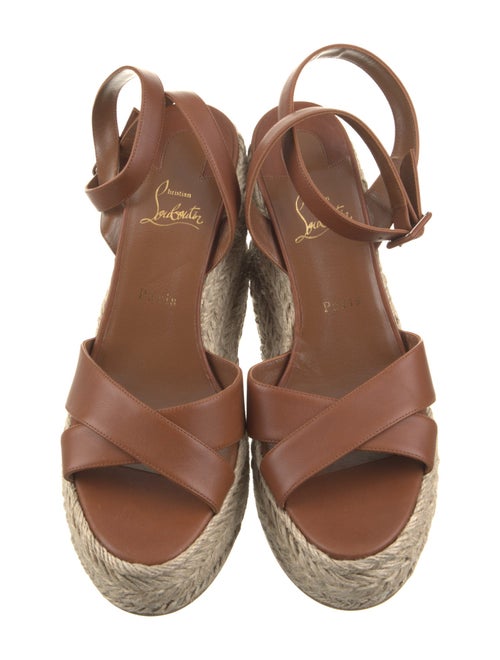 Christian Louboutin Leather Espadrilles