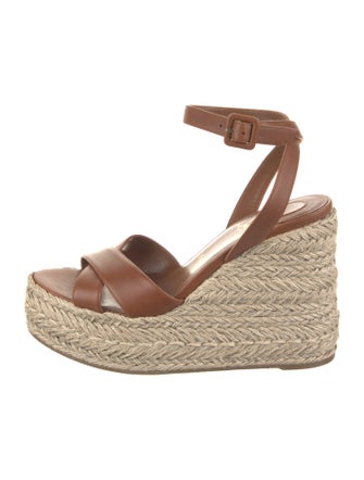 Christian Louboutin Leather Espadrilles