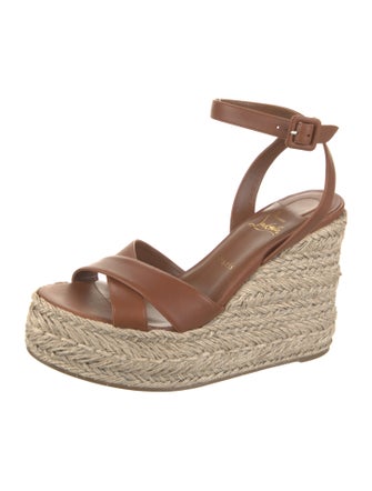Christian Louboutin Leather Espadrilles